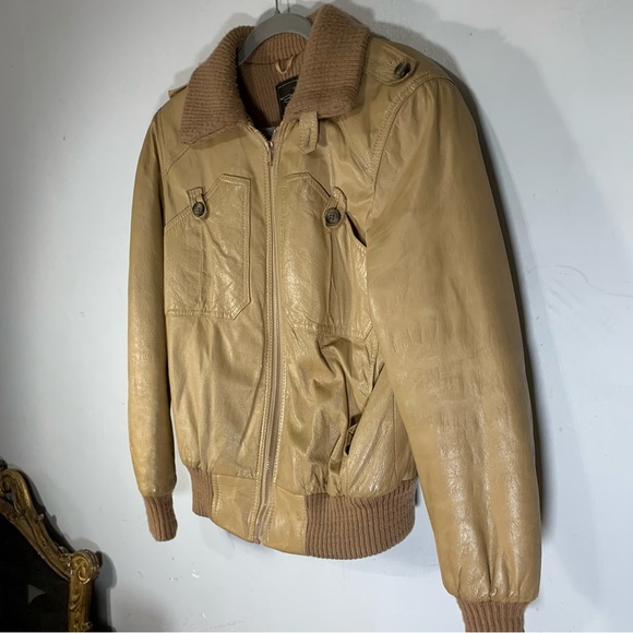 Vintage winter leather jacket (men) - Picture 3 of 11